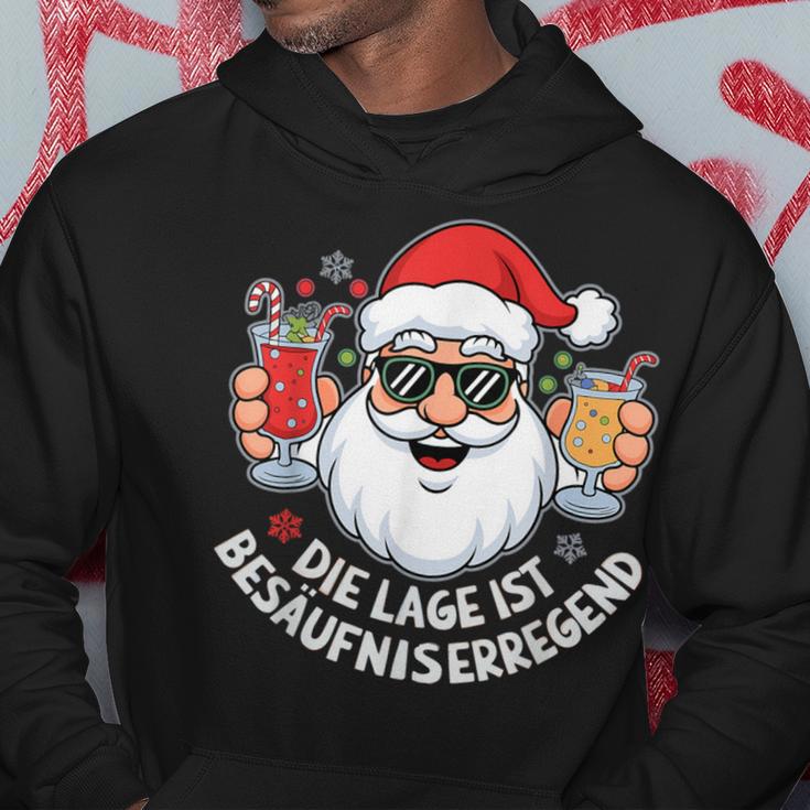 Die Lage Ist Besäufniserregend Christmas Kapuzenpullover Lustige Geschenke