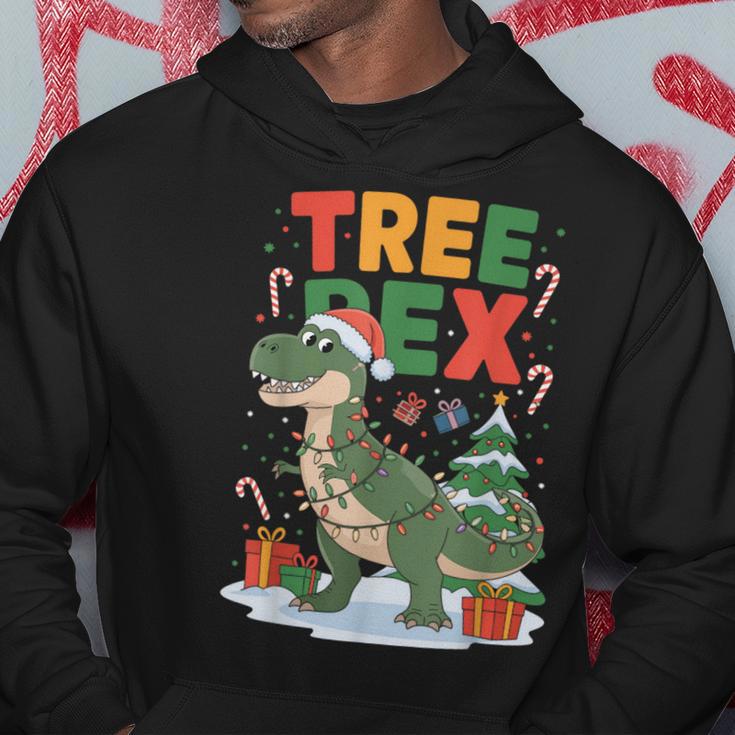 Dinosaur Christmas Jumper Xmas Tree Rex Pyjama Kapuzenpullover Lustige Geschenke