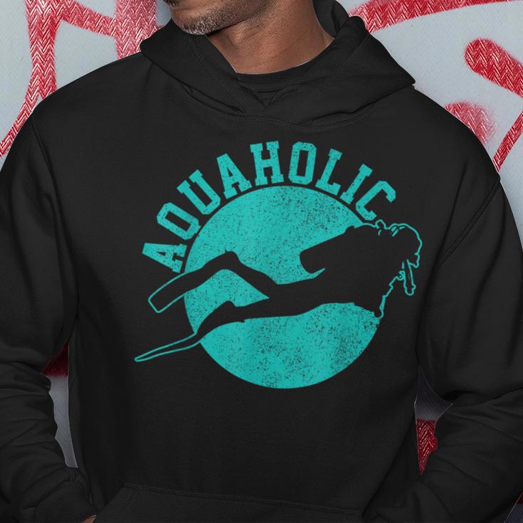 Diver Aquaholic Diving Kapuzenpullover Lustige Geschenke