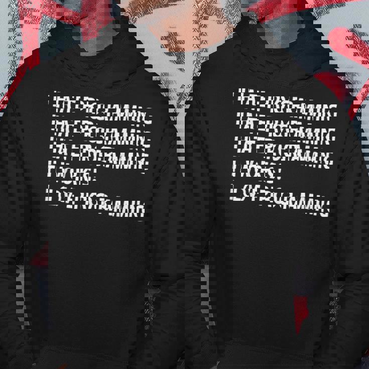 Divertido Odio Programar El Regalo De Codificación Para El Programador Sudadera Regalos divertidos