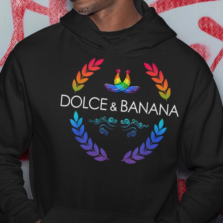 Dolce And Lgbtq Banane Pride Grafik Niedlich Regenbogen Kapuzenpullover Lustige Geschenke