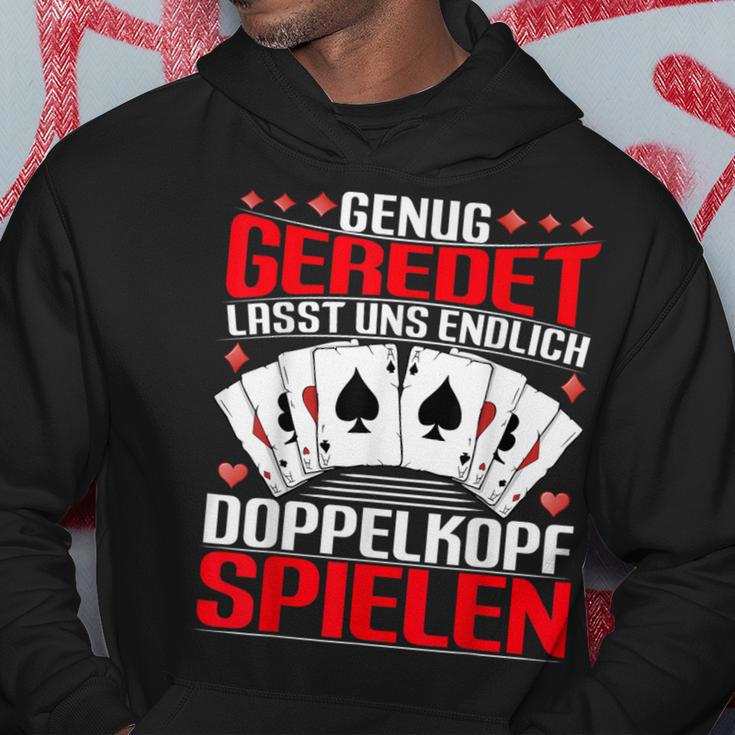 Doppelkopf Card Games Enug Geredet Lasst Uns Spielen S Kapuzenpullover Lustige Geschenke