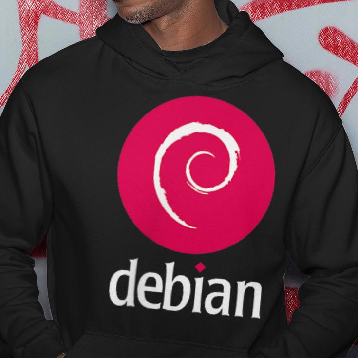 Double-Sided Debian Linux Software Of The Dedicated Community Kapuzenpullover Lustige Geschenke