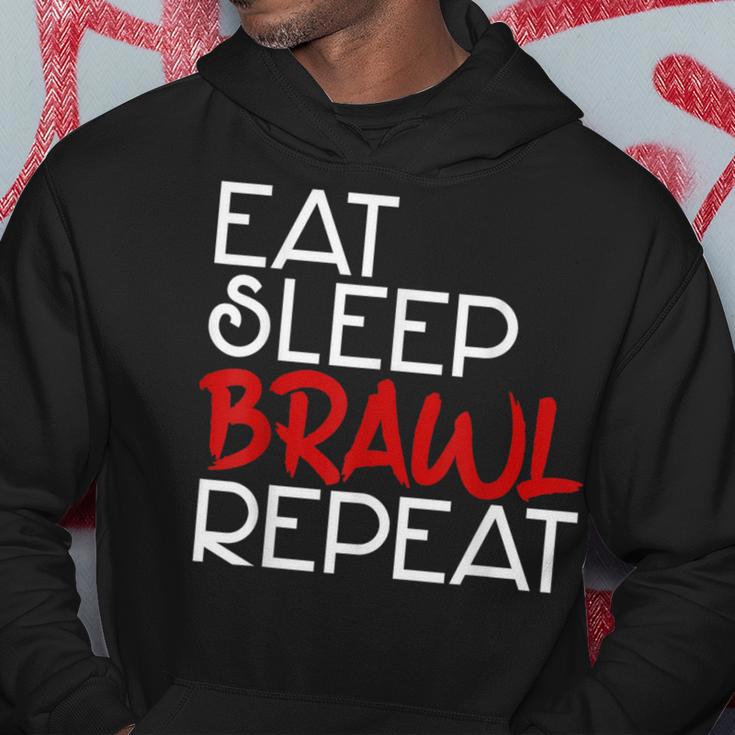 Eat Sleep Brawl Repeat Gamer Gamer Game Children's Star Kapuzenpullover Lustige Geschenke