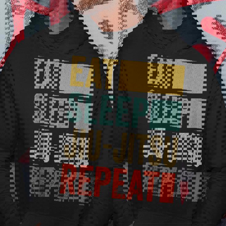 Eat Sleep Jiu-Jitsu Repeat Jiu-Jitsu Sin Mangas Sudadera Regalos divertidos