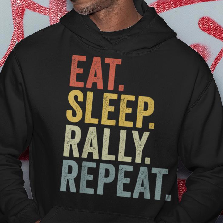 Eat Sleep Rally Repeat Rally Driving Kapuzenpullover Lustige Geschenke