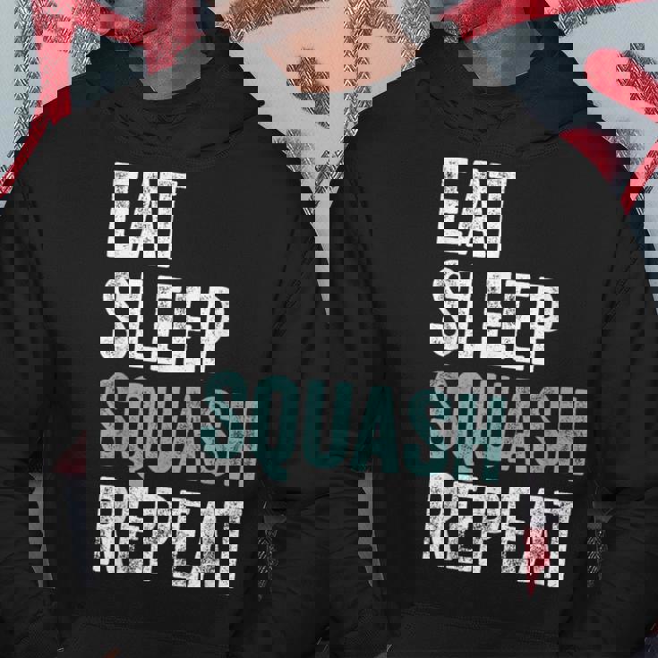 Eat Sleep Squash Repeat Squash Sudadera Regalos divertidos