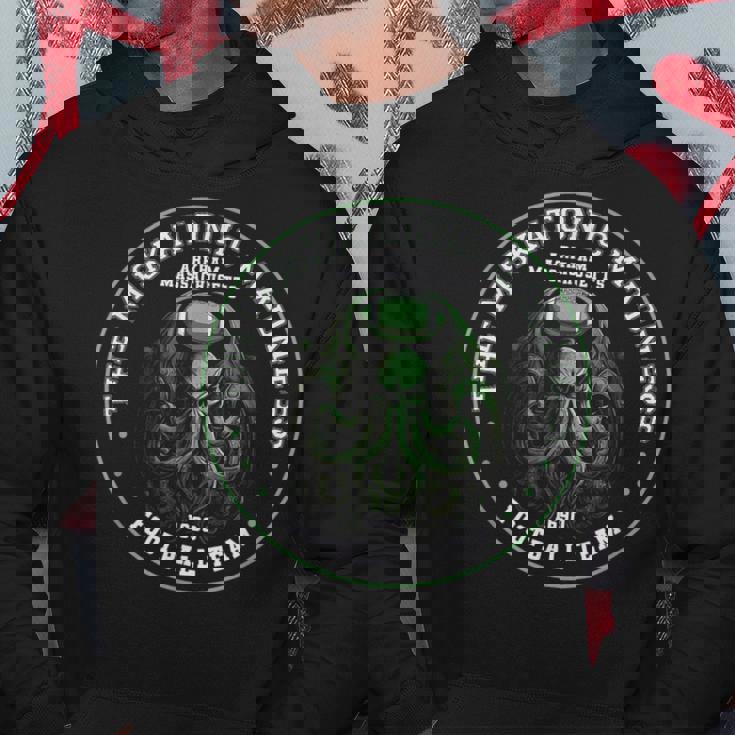 Equipo De Fútbol Cthulhu Miskatonic Cosmic Horror Cthulhu Sudadera Regalos divertidos