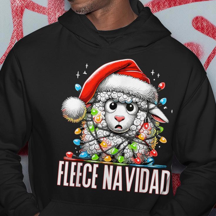 Fleece Navidad Feliz Navidad Sheep Christmas Kapuzenpullover Lustige Geschenke