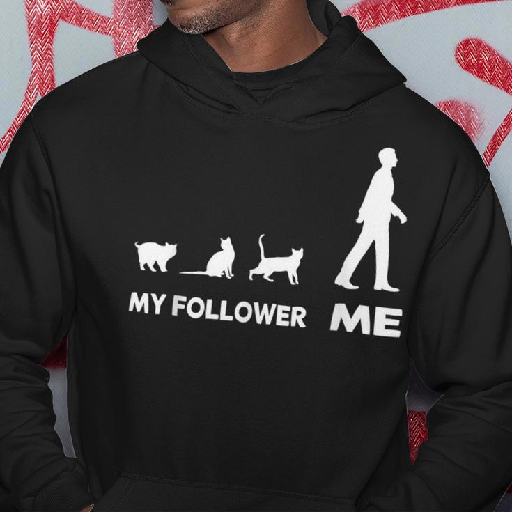 My Follower Me Cat Cute Cat Cute Kapuzenpullover Lustige Geschenke