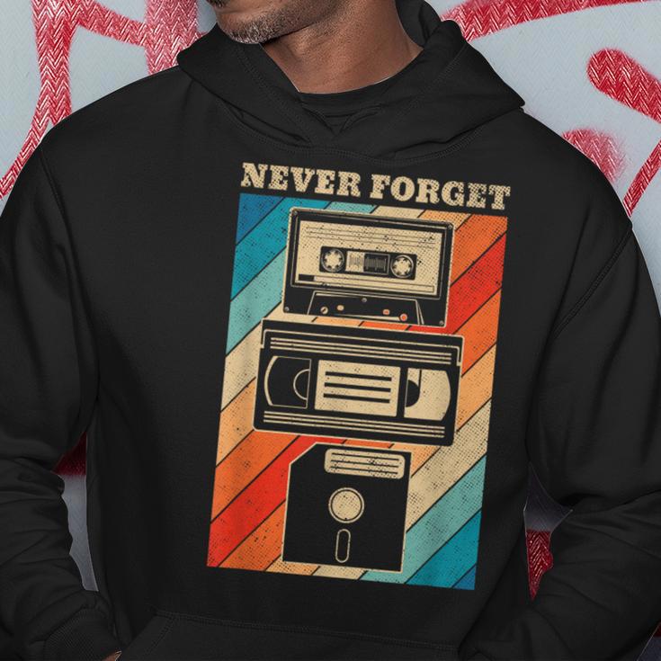 Never Forget Diskettehs Band 90S 80S Cassette Kapuzenpullover Lustige Geschenke