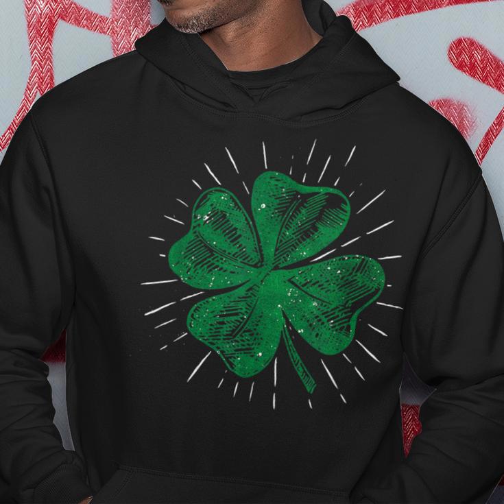 Four-Leaf Clover Ireland Lucky Charm Kapuzenpullover Lustige Geschenke