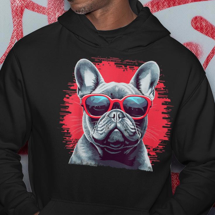 French Bulldog With Sunglasses Kapuzenpullover Lustige Geschenke