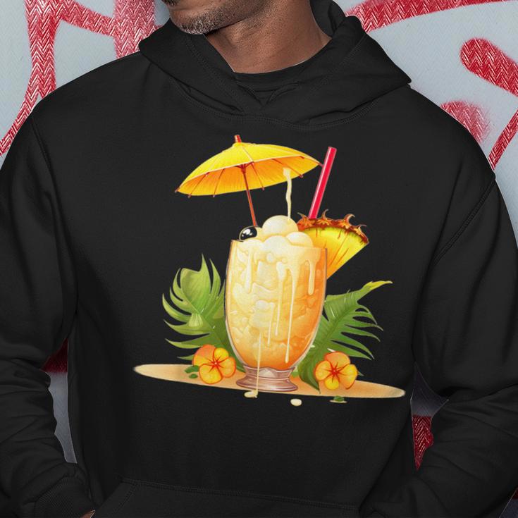 Fresh Pina Colada Fruits And Cocktail For Summer Drinks Kapuzenpullover Lustige Geschenke