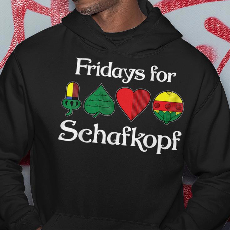 Fridays For Schafkopf Double Head Kapuzenpullover Lustige Geschenke