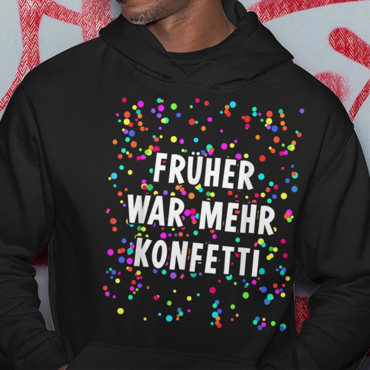 Früher War Mehr Confetti Costume For Carnival Fancy Dress Kapuzenpullover Lustige Geschenke