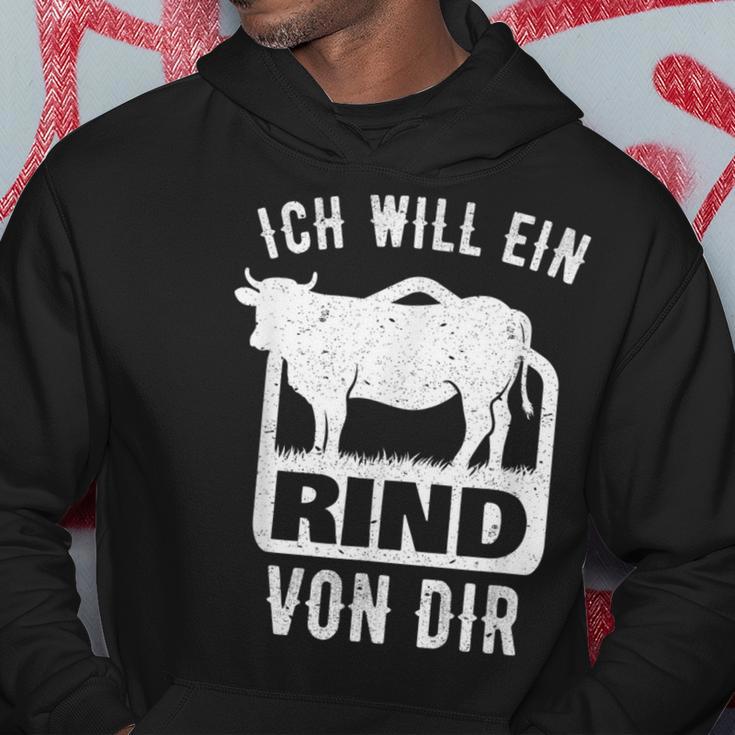 Agriculture Saying I Will A Rindon Dir Fun Kapuzenpullover Lustige Geschenke