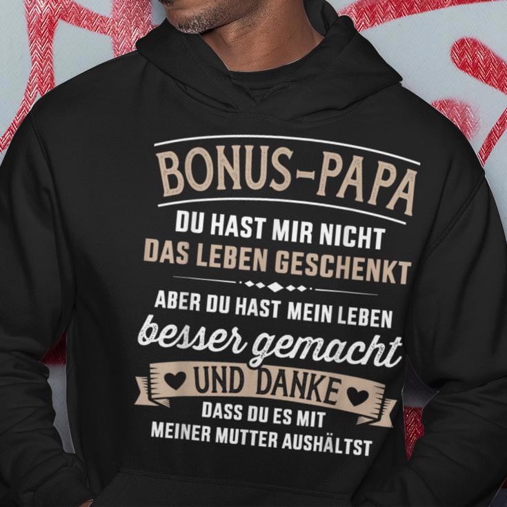 Bonus Dad Stepfather Saying Father's Day Christmas Kapuzenpullover Lustige Geschenke