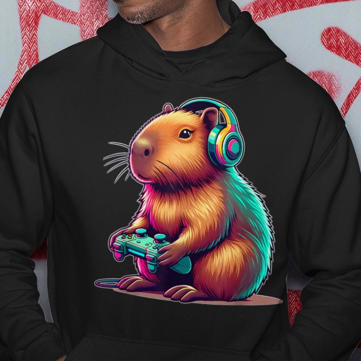 Capybara Gamerideo Games Lovers Capybara Kapuzenpullover Lustige Geschenke