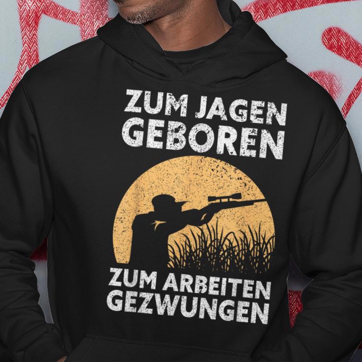 Hunter Zum Jagen Geboren S Kapuzenpullover Lustige Geschenke