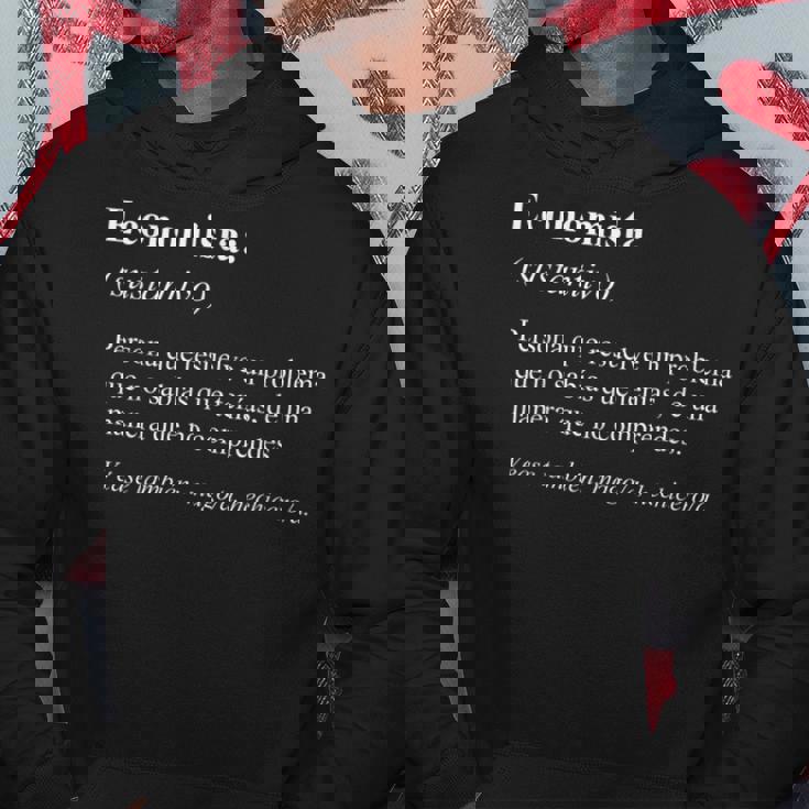 Job Definition Spanish Economista Sudadera Regalos divertidos