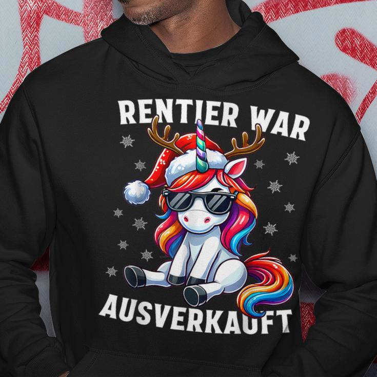 Reindeer Was Out Sold Reindeer Christmas Kapuzenpullover Lustige Geschenke