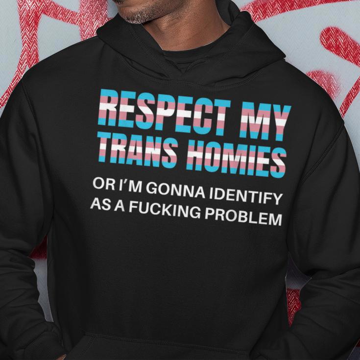 Respect My Trans Homies Gay Pride Month Lgbtq Equality Kapuzenpullover Lustige Geschenke