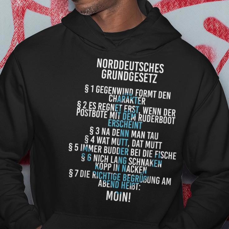 Slogan North Sea North German Basic Law Kapuzenpullover Lustige Geschenke