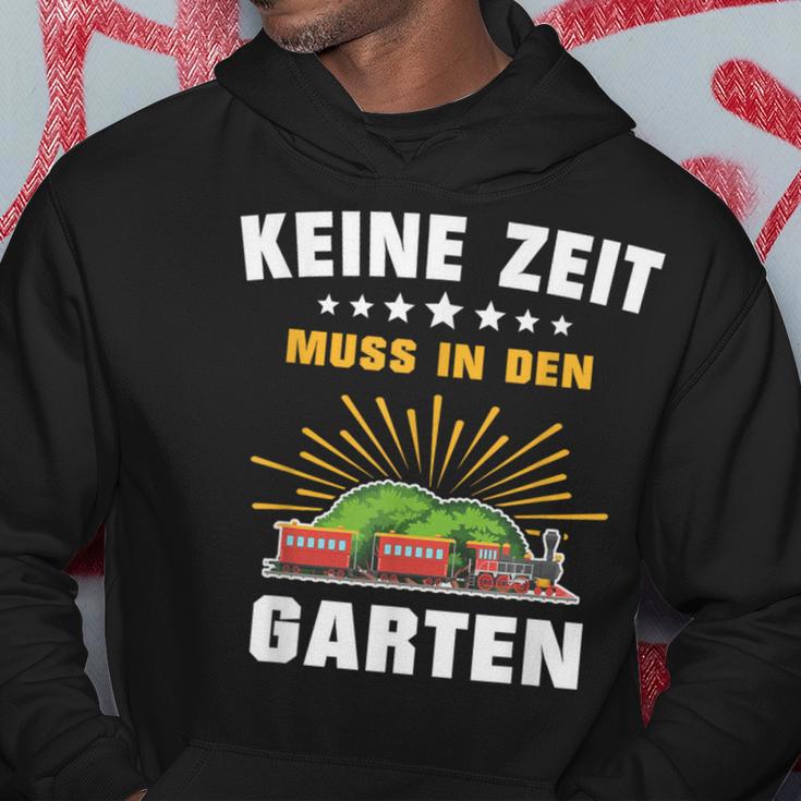 Gartenbahn Steam Train Model Railway Garden Slogan Kapuzenpullover Lustige Geschenke