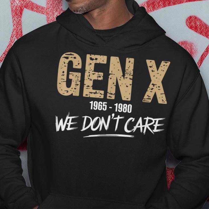 Gen X 1965-1980 We Don't Care Generation Xintage Kapuzenpullover Lustige Geschenke