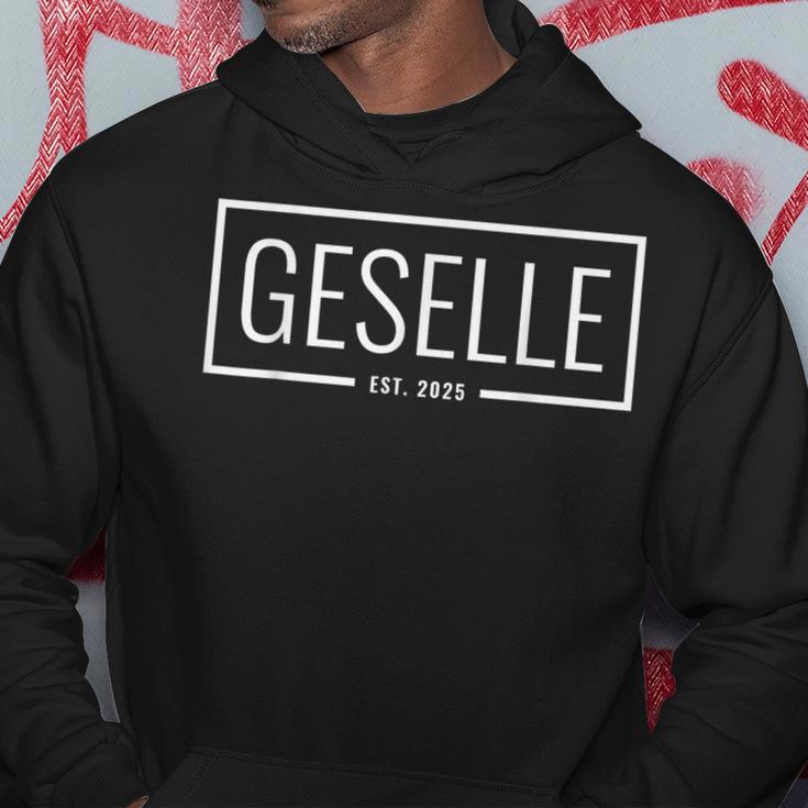 Gesellenprüfung Bestanden Gesellenbrief Geselle Est 2025 Kapuzenpullover Lustige Geschenke