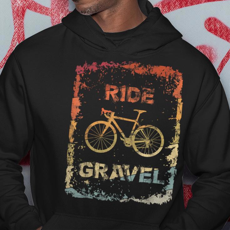 Gravel Bike Rennrad Ride Gravel Cyclocrossintage Retro Kapuzenpullover Lustige Geschenke