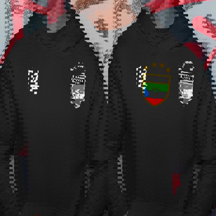 Guinea Ecuatorial Número 14 Sports Jersey Fútbol Catorce Sudadera Regalos divertidos