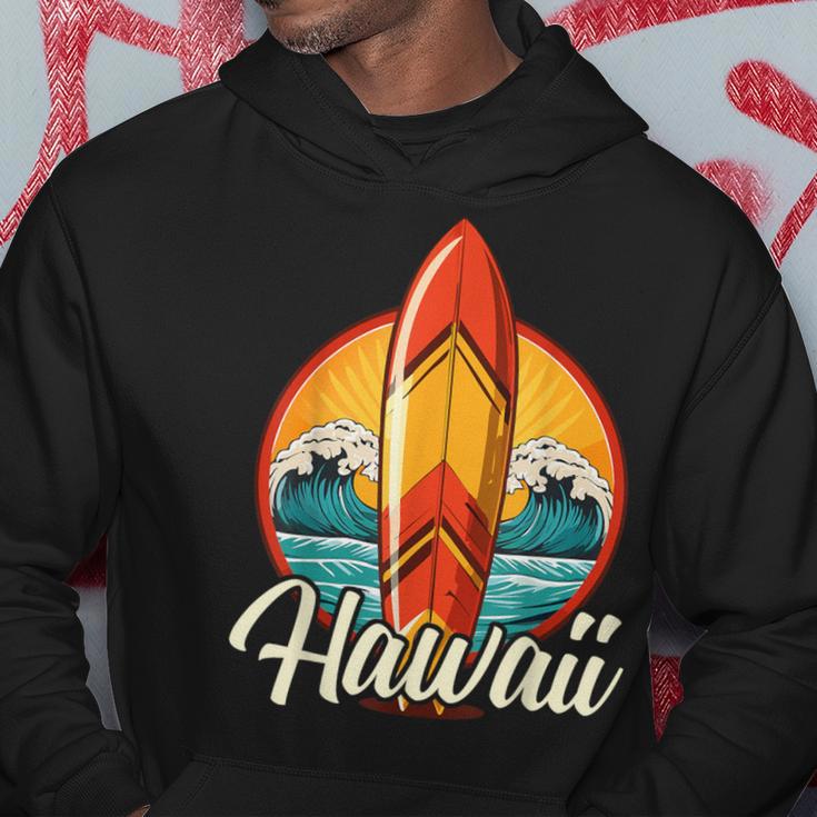 Hawaii Surfing Outfit Aloha Surfboard Retrointage Beach Kapuzenpullover Lustige Geschenke