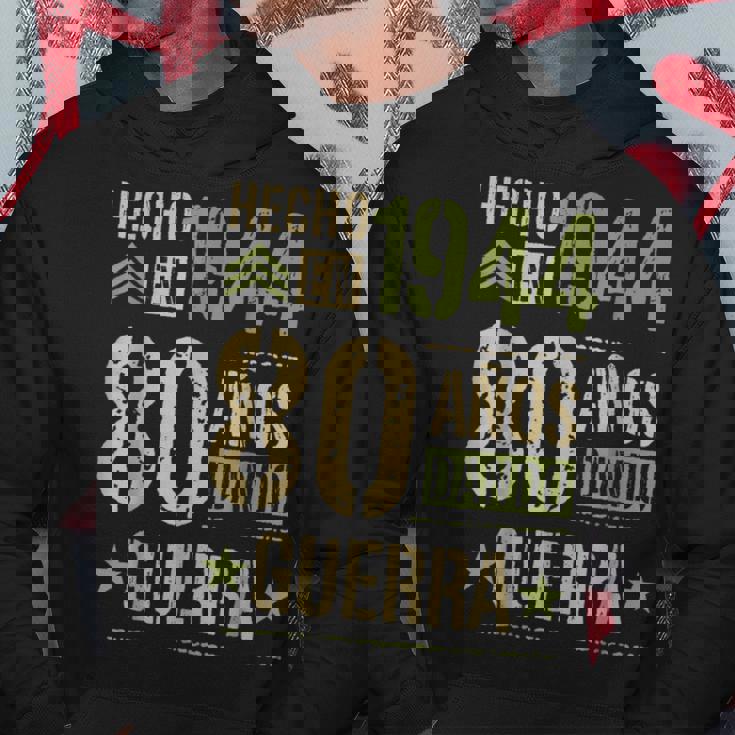 Hecho En 1944 80 Años Guerra Aniversarios Amigos Perfecto Sudadera Regalos divertidos