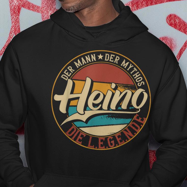 Heino The Man Of Mythos The Legend First Name Kapuzenpullover Lustige Geschenke