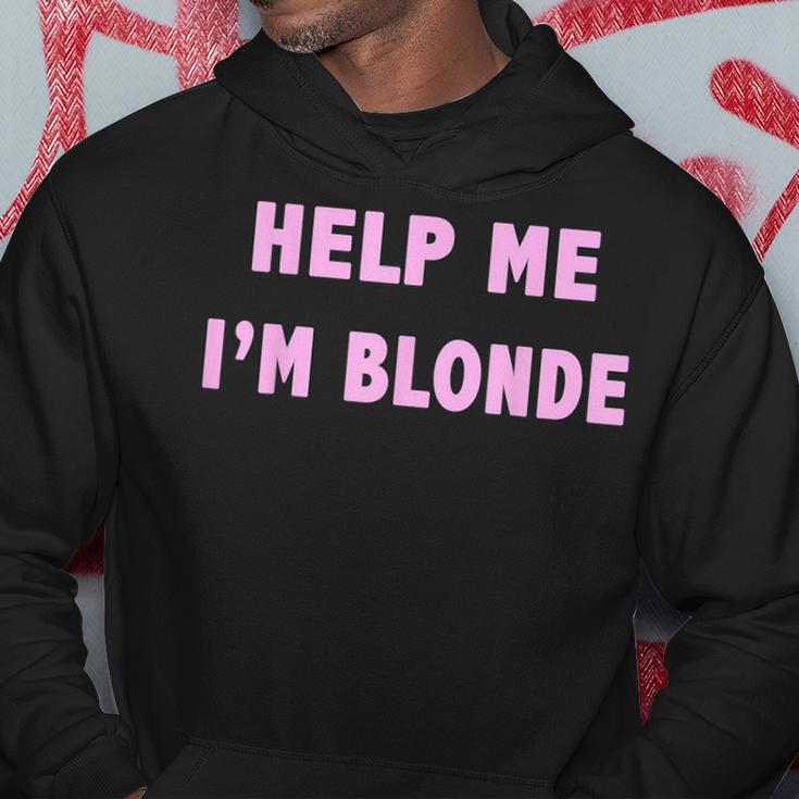 Help Me I'm Blonde Kapuzenpullover Lustige Geschenke