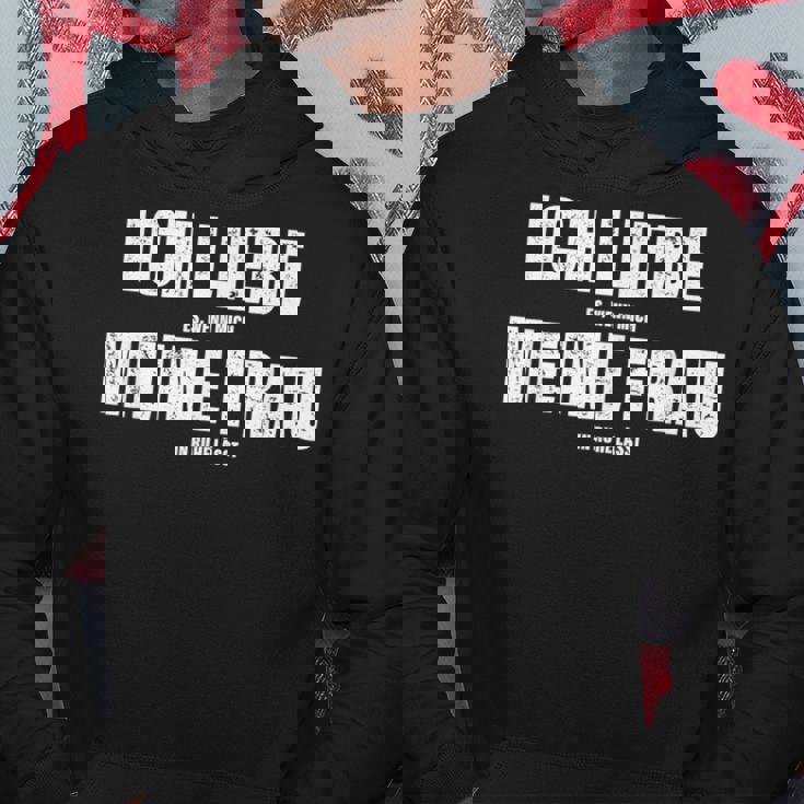 Herren Ich Liebe Meine Frau Ehemann Sarkasmusalentinstag Spruch Kapuzenpullover Lustige Geschenke