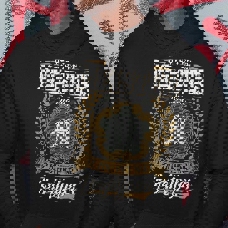 Het Is Een Meister Ding Je Zou Het Niet Begrijpen Meister Naam Kapuzenpullover Lustige Geschenke