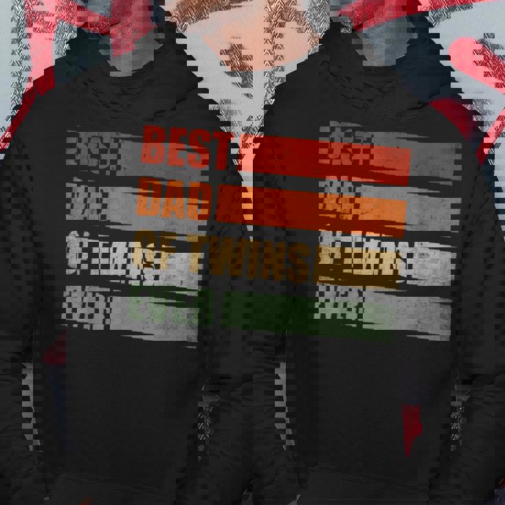 Hombre Padre De Gemelos Retro Papá Gemelo Papá De Mellizos Sudadera Regalos divertidos