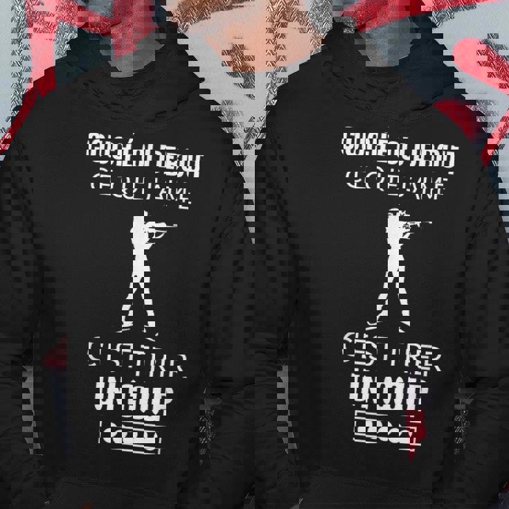 Humour Biathlon Sport D'hiver Cadeau Blague Skieur Montagne Sweat à capuche Cadeaux drôles