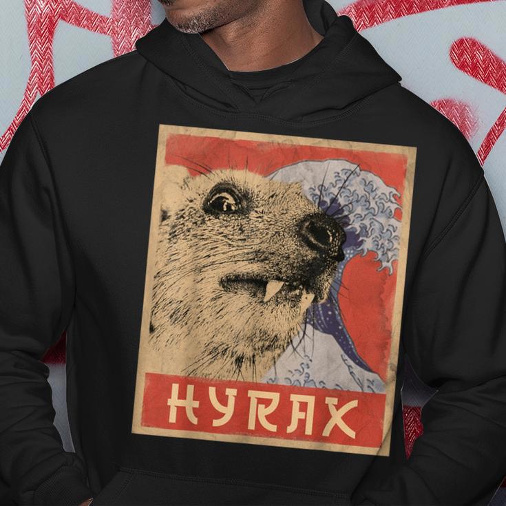 Hyrax Japaneseintage Style Hyrax Meme Kapuzenpullover Lustige Geschenke