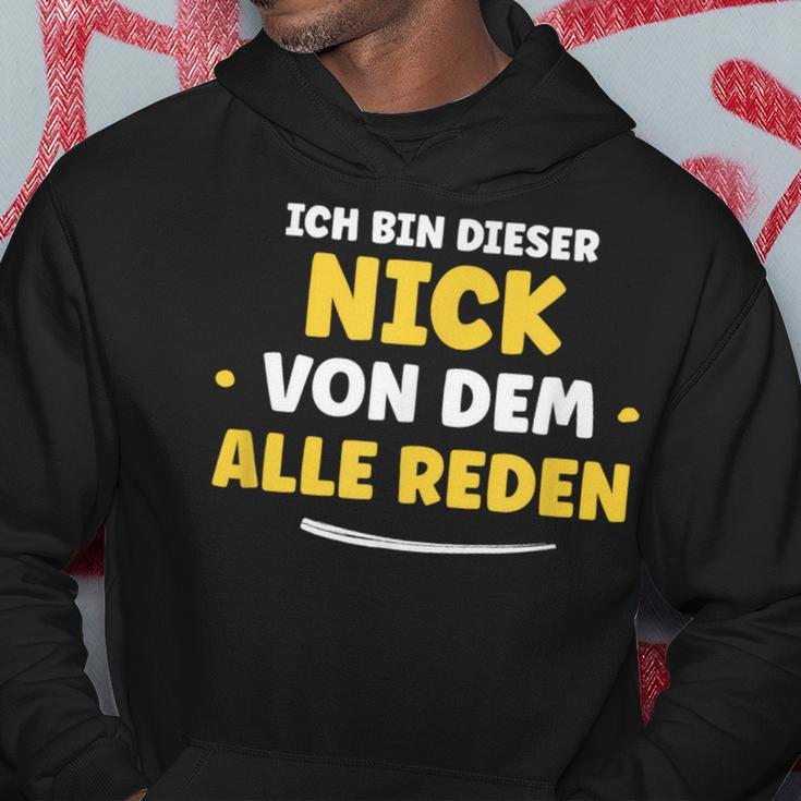 Ich Bin Dieser Nick Ich Bin Dieser Kapuzenpullover Lustige Geschenke