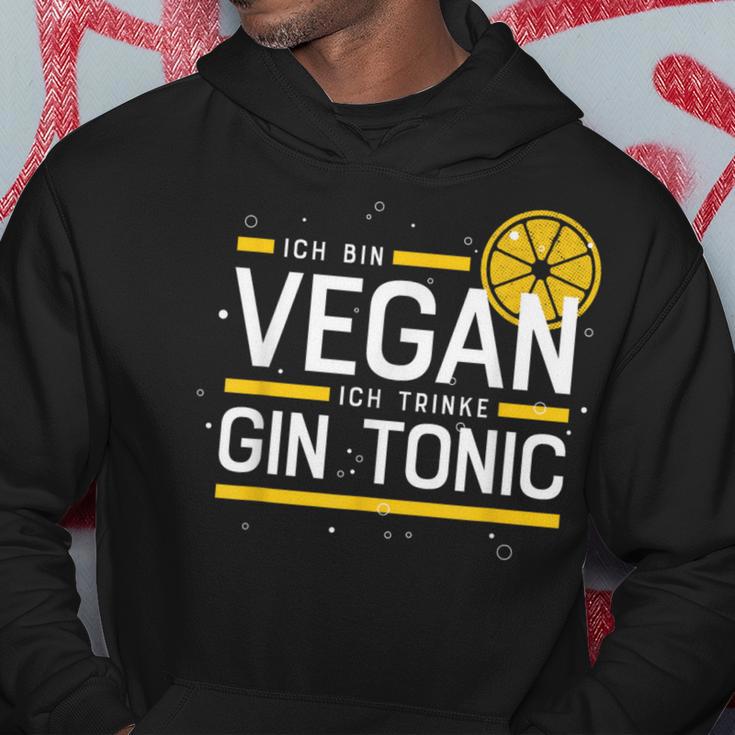 Ich Binegan Ich Trinke Gin Tonic X Lecker Gin Kapuzenpullover Lustige Geschenke