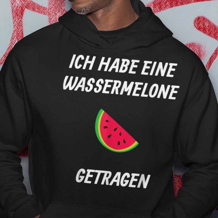 Ich Habe Eine Wassermelon Getrie Ich Habe Eine Kapuzenpullover Lustige Geschenke