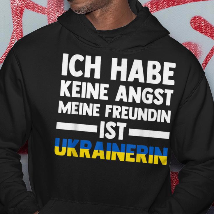 Ich Habe Keine Angst Meine Freundin Ist Ukrainer Kapuzenpullover Lustige Geschenke