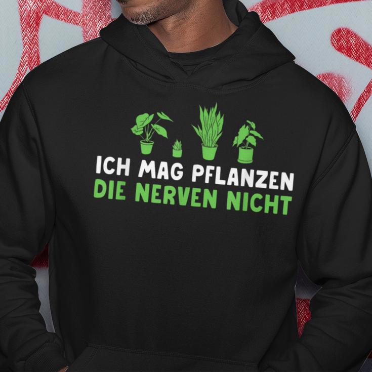 Ich Mag Pflanzen Die Nerven Nicht Hobbygärtnerin Kapuzenpullover Lustige Geschenke