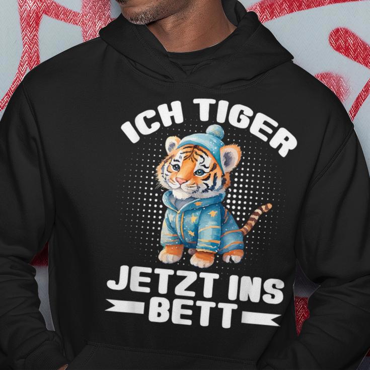 Ich Tiger Jetzt Ins Bett Schlafen Pyjamas Tired Pyjama Kapuzenpullover Lustige Geschenke