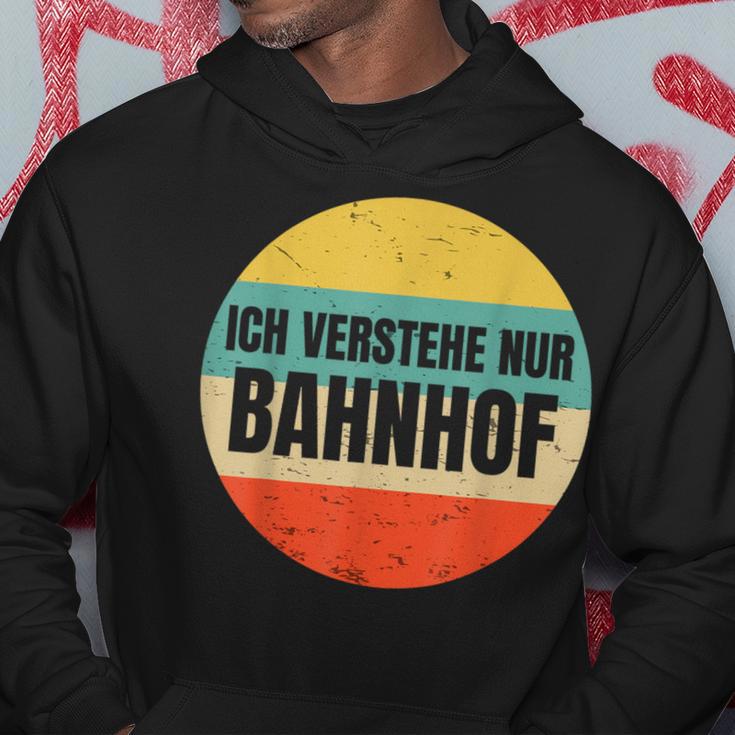 Icherstehe Nur Bahnhof Geschenk Für Eisenbahn Eisenbahner Kapuzenpullover Lustige Geschenke