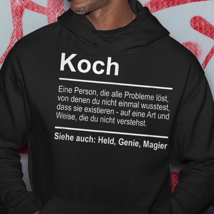 Koch Definition Saying Professional Kitchen Chef Kapuzenpullover Lustige Geschenke